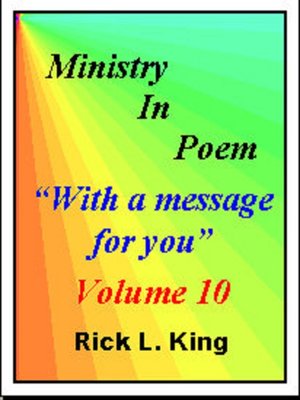cover image of Ministry in Poem Vol 10